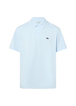 Lacoste Męska koszulka polo Mężczyźni jasnoniebieski jednolity ze sklepu vangraaf w kategorii T-shirty męskie - zdjęcie 183595093