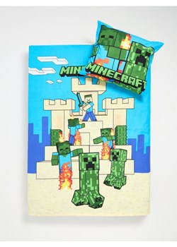 Sinsay - Dwustronny komplet pościeli Minecraft - zielony ze sklepu Sinsay w kategorii Pościel dziecięca - zdjęcie 183595612