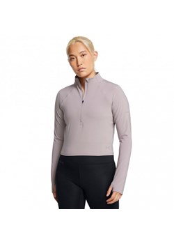 Damski longsleeve do biegania Under Armour UA Launch Elite Half Zip - beżowy ze sklepu Sportstylestory.com w kategorii Bluzki damskie - zdjęcie 183595962