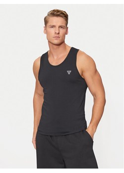 Guess Tank top U97M02 KCD31 Czarny Regular Fit ze sklepu MODIVO w kategorii T-shirty męskie - zdjęcie 183596961