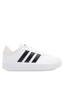 Sneakersy adidas COURT PLATFORM HQ4532. Biały ze sklepu eobuwie.pl w kategorii Buty sportowe damskie - zdjęcie 183597412