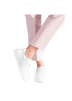 Białe sneakersy na platformie ze sklepu ButyModne.pl w kategorii Buty sportowe damskie - zdjęcie 183597792