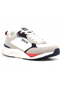 Buty męskie sportowe półbuty memory foam Big Star LL174235 białe ze sklepu ButyModne.pl w kategorii Buty sportowe męskie - zdjęcie 183597990