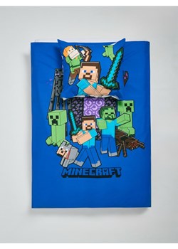 Sinsay - Dwustronny komplet pościeli Minecraft - niebieski ze sklepu Sinsay w kategorii Pościel dziecięca - zdjęcie 183599323