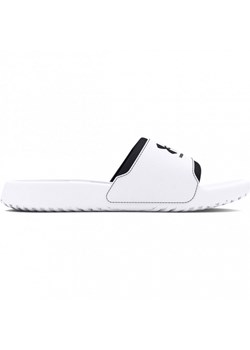 Męskie klapki Under Armour UA M Ignite Select - białe ze sklepu Sportstylestory.com w kategorii Klapki męskie - zdjęcie 183600074