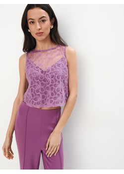 Mohito - Bluzka z ozdobnymi elementami - fioletowy ze sklepu Mohito w kategorii Bluzki damskie - zdjęcie 183600212