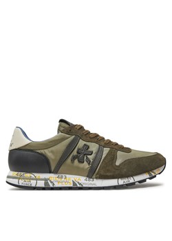 Premiata Sneakersy Eric 7097 Khaki ze sklepu MODIVO w kategorii Buty sportowe męskie - zdjęcie 183601153