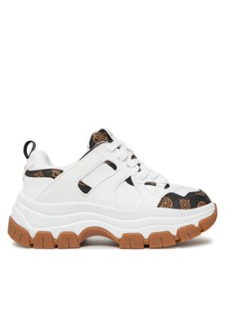 Guess Sneakersy Brayjen2 FLFBRA FAL12 Biały ze sklepu MODIVO w kategorii Buty sportowe damskie - zdjęcie 183601770