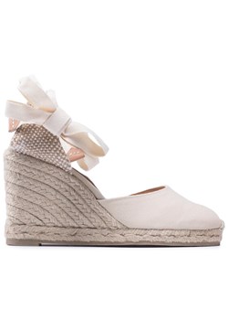 Espadryle Castañer Carina/8/001 020962-203 Beżowy ze sklepu eobuwie.pl w kategorii Espadryle damskie - zdjęcie 183602050