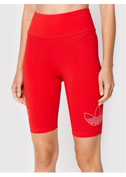 adidas Kolarki Bike HK5171 Czerwony Tight Fit ze sklepu MODIVO w kategorii Szorty - zdjęcie 183602963