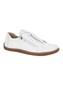 Olivier Buty minimalistyczne barefoot skórzane damskie 1242 białe ze sklepu ButyModne.pl w kategorii Półbuty damskie - zdjęcie 183603574