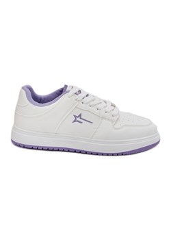 Sneakersy Damskie Big Star RR274A245 HI-POLY System Biało-Fioletowe białe ze sklepu ButyModne.pl w kategorii Buty sportowe damskie - zdjęcie 183603584