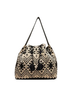 DeeZee Torebka BLB03 Beżowy ze sklepu MODIVO w kategorii Torby Shopper bag - zdjęcie 183603900