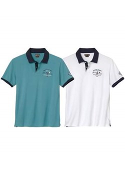 Zestaw 2 haftowanych polo z piki ze sklepu Atlas For Men w kategorii T-shirty męskie - zdjęcie 183604933