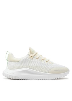 Sneakersy Calvin Klein Jeans Eva Runner Low Sock Kt In Mtr YW0YW01484 Écru ze sklepu eobuwie.pl w kategorii Buty sportowe damskie - zdjęcie 183606641