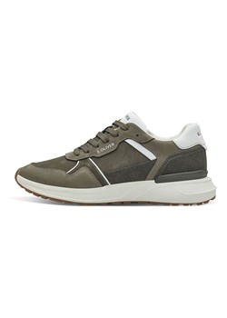 s.Oliver Skórzane sneakersy w kolorze khaki ze sklepu Limango Polska w kategorii Buty sportowe męskie - zdjęcie 183610174