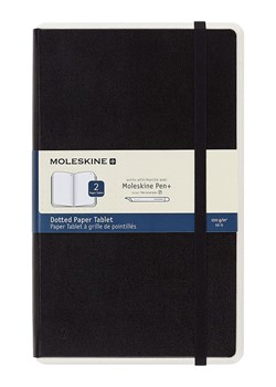 Moleskine Notatnik &quot;Paper Tablet&quot; w kolorze czarnym - 13 x 21 cm ze sklepu Limango Polska w kategorii Akcesoria biurowe - zdjęcie 183610543