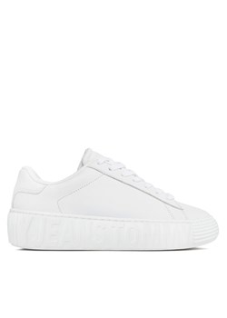 Sneakersy Tommy Jeans Tjw Leather Cupsole Ess EN0EN02507 Biały ze sklepu eobuwie.pl w kategorii Buty sportowe damskie - zdjęcie 183611780
