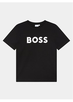 Boss T-Shirt J25P24 M Czarny Regular Fit ze sklepu MODIVO w kategorii T-shirty chłopięce - zdjęcie 183612472