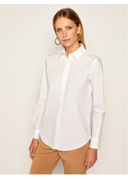 Lauren Ralph Lauren Koszula Chst Emb 200684553001 Biały Regular Fit ze sklepu MODIVO w kategorii Koszule damskie - zdjęcie 183612742