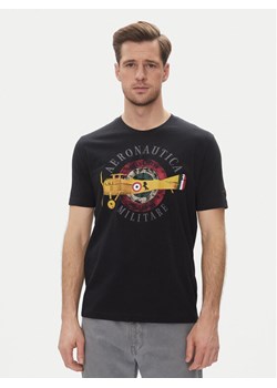 Aeronautica Militare T-Shirt 251TS2414J641 Granatowy Regular Fit ze sklepu MODIVO w kategorii T-shirty męskie - zdjęcie 183612760