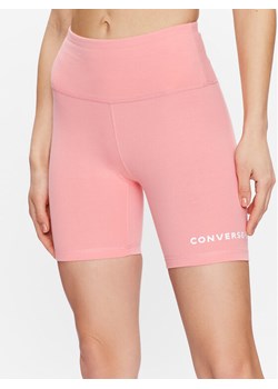 Converse Szorty sportowe Wordmark 10024539-A05 Różowy Slim Fit ze sklepu MODIVO w kategorii Szorty - zdjęcie 183612781