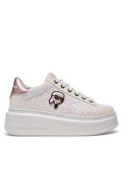 KARL LAGERFELD Sneakersy KL63531N Srebrny ze sklepu MODIVO w kategorii Buty sportowe damskie - zdjęcie 183612833