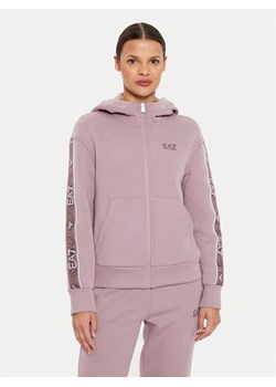 EA7 Emporio Armani Bluza 6DTM03 TJUXZ 1341 Różowy Regular Fit ze sklepu MODIVO w kategorii Bluzy damskie - zdjęcie 183612834