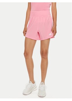 adidas Szorty sportowe Pacer Training 3-Stripes IT7761 Czarny Regular Fit ze sklepu MODIVO w kategorii Szorty - zdjęcie 183612851
