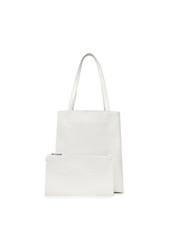 QUAZI Torebka MQT-B-002-03 Biały ze sklepu MODIVO w kategorii Torby Shopper bag - zdjęcie 183612864