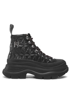 KARL LAGERFELD Sneakersy KL42953 Czarny ze sklepu MODIVO w kategorii Workery damskie - zdjęcie 183612890
