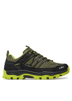 CMP Trekkingi Kids Rigel Low Trekking Kids Wp 3Q54554J Khaki ze sklepu MODIVO w kategorii Buty trekkingowe dziecięce - zdjęcie 183612913