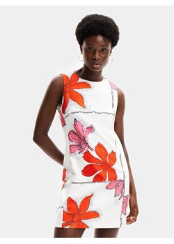 Desigual Sukienka letnia Houston 24SWVW01 Biały Regular Fit ze sklepu MODIVO w kategorii Sukienki - zdjęcie 183612922