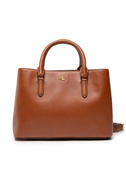 Lauren Ralph Lauren Torebka Marcy 26 431876725005 Brązowy ze sklepu MODIVO w kategorii Kuferki - zdjęcie 183613073