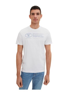 Tom Tailor T-Shirt 1035611 Biały Regular Fit ze sklepu MODIVO w kategorii T-shirty męskie - zdjęcie 183613074