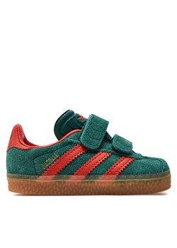 adidas Sneakersy Gazelle Comfort Closure Kids IE8706 Zielony ze sklepu MODIVO w kategorii Buty sportowe dziecięce - zdjęcie 183613080