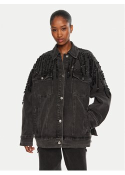 Gestuz Kurtka jeansowa Similina 10909653 Szary Loose Fit ze sklepu MODIVO w kategorii Kurtki damskie - zdjęcie 183613090