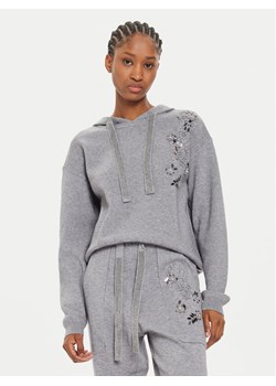 Fracomina Sweter FJ24WT7001K468E5 Szary Regular Fit ze sklepu MODIVO w kategorii Swetry damskie - zdjęcie 183613094