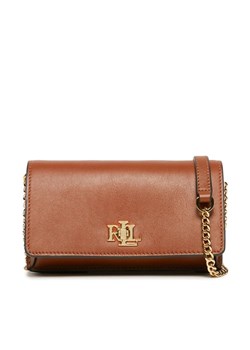 Lauren Ralph Lauren Torebka 432915377002 Brązowy ze sklepu MODIVO w kategorii Kopertówki - zdjęcie 183613100