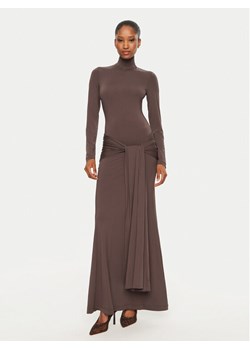 BARDOT Sukienka wieczorowa 59467DB Brązowy Slim Fit ze sklepu MODIVO w kategorii Sukienki - zdjęcie 183613133