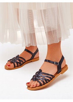 Royalfashion Damskie sandały z ozdobnymi paseczkami Livia ze sklepu royalfashion.pl w kategorii Sandały damskie - zdjęcie 183616421