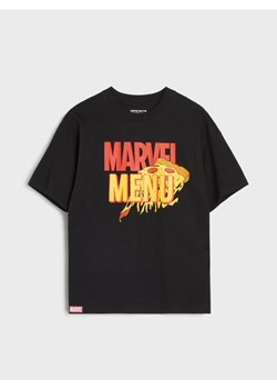 Sinsay - Koszulka z nadrukiem na plecach Marvel - czarny ze sklepu Sinsay w kategorii T-shirty chłopięce - zdjęcie 183618093