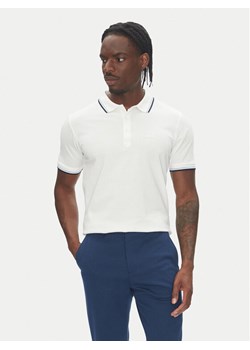 Lindbergh Polo 30-404010 Biały Relaxed Fit ze sklepu MODIVO w kategorii T-shirty męskie - zdjęcie 183620190
