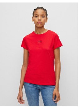 Hugo T-Shirt Redlabel 50456008 Różowy Slim Fit - id: 0000303348908 - marki Hugo Boss - 183620234 Hugo T-Shirt Redlabel 50456008 Różowy Slim Fit ze sklepu MODIVO w kategorii Bluzki damskie - zdjęcie 183620234