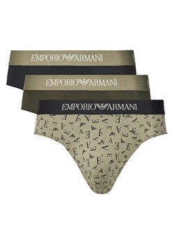 Emporio Armani Underwear Komplet 3 par slipów EM000256 AF10800 MC112 Zielony ze sklepu MODIVO w kategorii Majtki męskie - zdjęcie 183620380