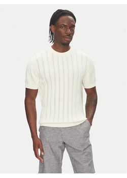 Lindbergh Sweter 30-804115 Écru Slim Fit ze sklepu MODIVO w kategorii Swetry męskie - zdjęcie 183620384