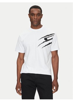 Plein Sport T-Shirt SAEC MTK8019 STE001N Biały Regular Fit ze sklepu MODIVO w kategorii T-shirty męskie - zdjęcie 183620433