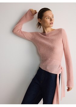 Reserved - Sweter z domieszką wełny i alpaki - brudny róż ze sklepu Reserved w kategorii Swetry damskie - zdjęcie 183622481