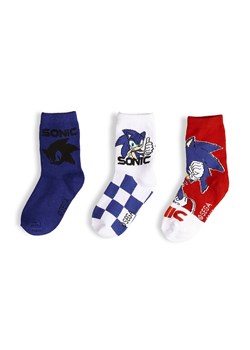 GATE Zestaw 3 par skarpetek Sonic 23/26 ze sklepu gateshop w kategorii Skarpetki dziecięce - zdjęcie 183623533