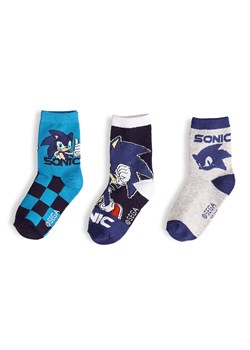 GATE Zestaw 3 par skarpetek Sonic 23/26 ze sklepu gateshop w kategorii Skarpetki dziecięce - zdjęcie 183623534